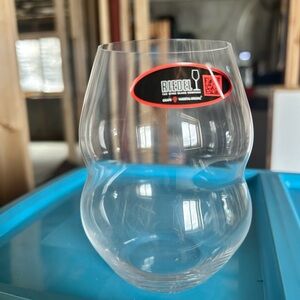 2 sets of two Riedel SWIRL glass wine glasses